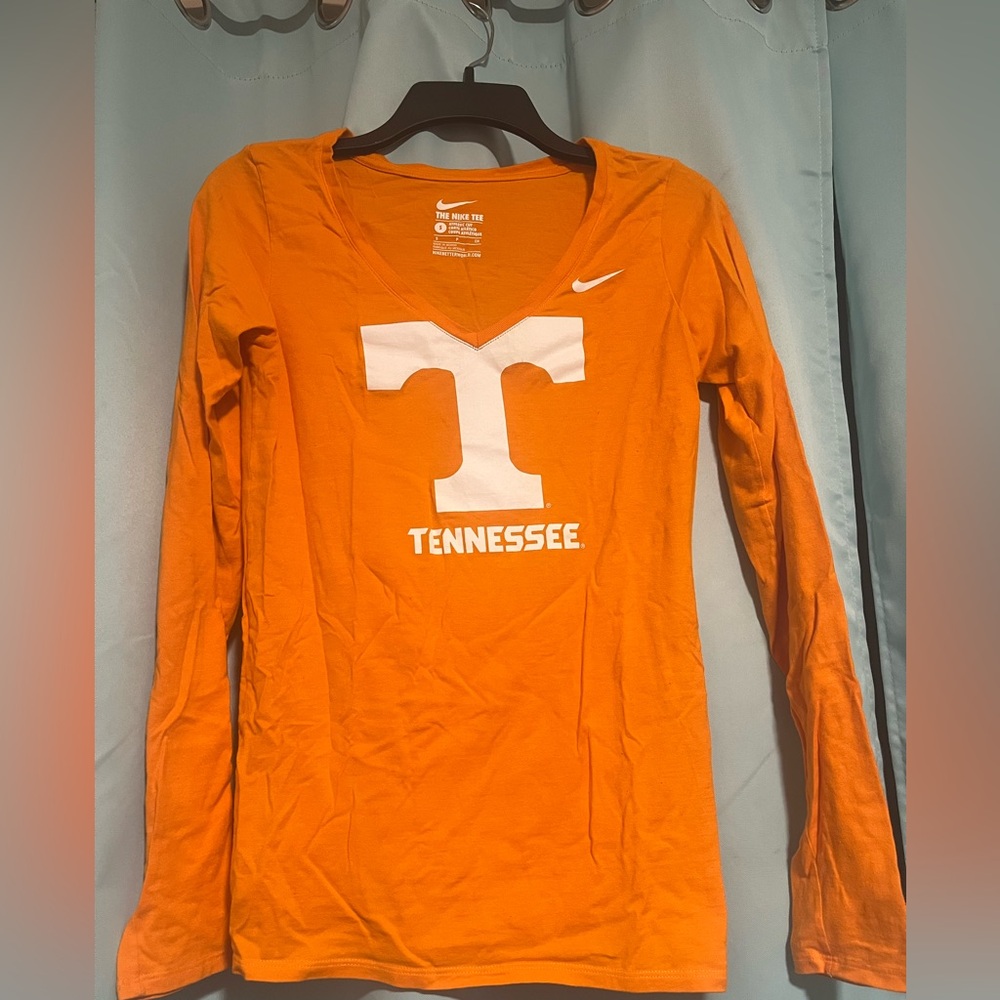 Nike Women's Orange Tennessee Long Sleeve Top